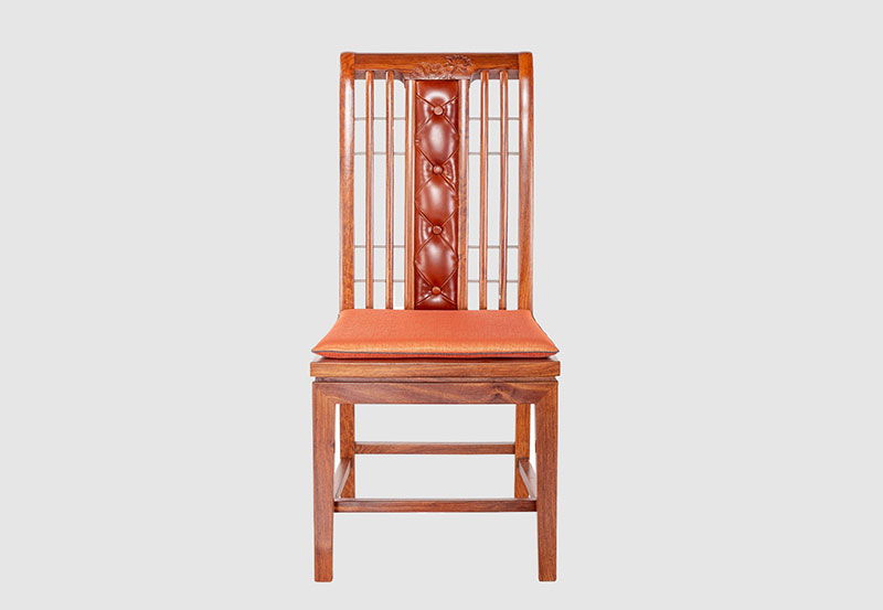 巴音郭楞芙蓉榭中式实木餐椅效果图